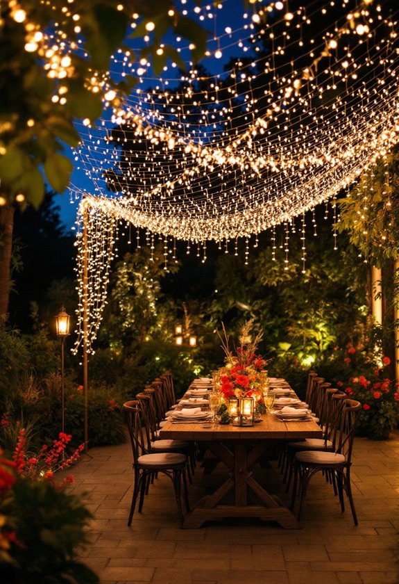 magical illuminated overhead decor