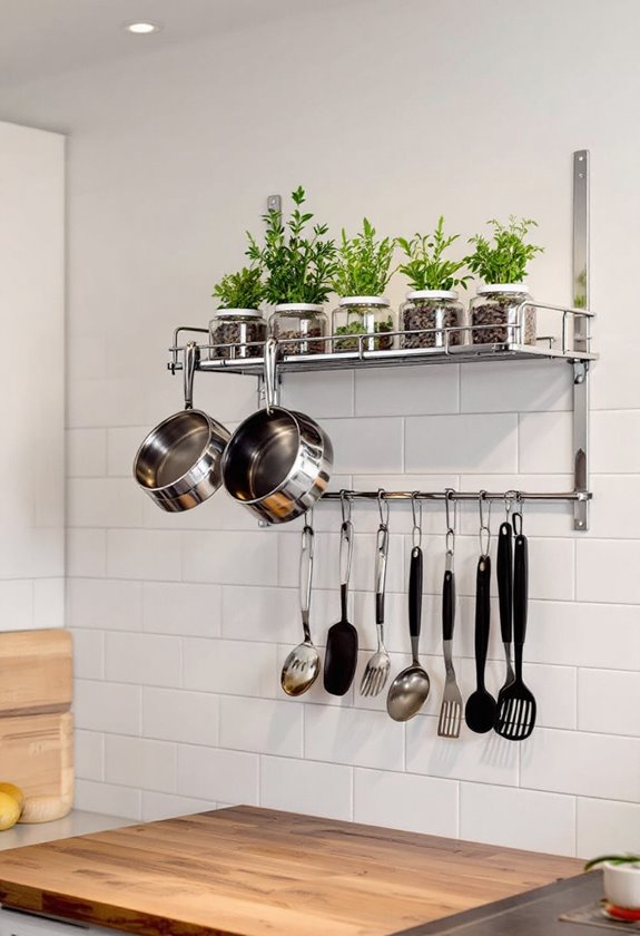 magnetic kitchen cookware organizer