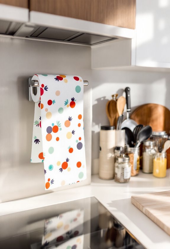 magnetic kitchen towel holder