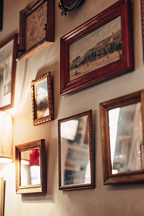 memories displayed on wall