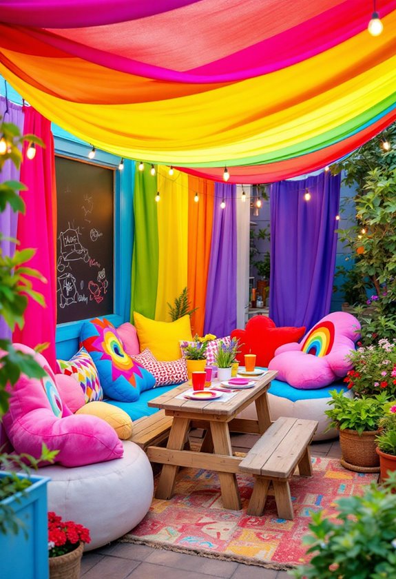 playful outdoor patio activities