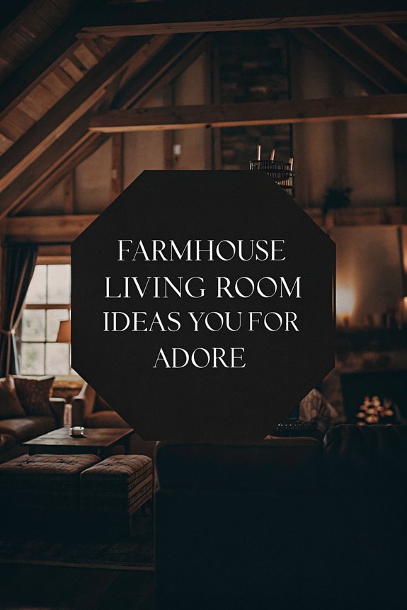 rustic farmhouse living room ideas