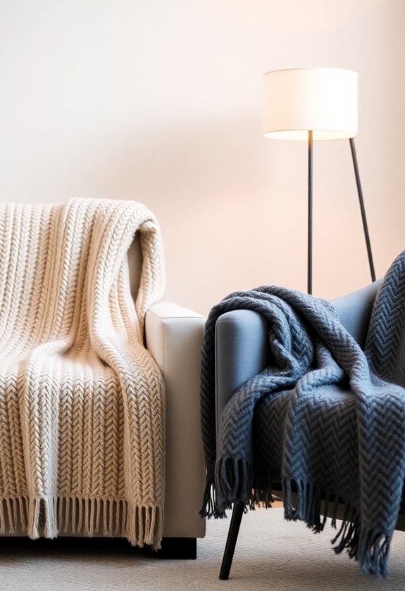 soft cozy textile blankets