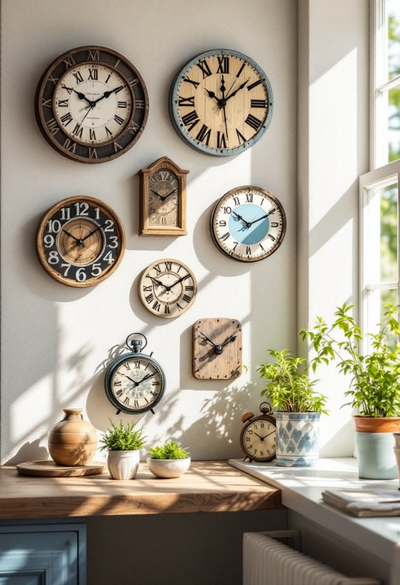 stylish timekeeping home decor