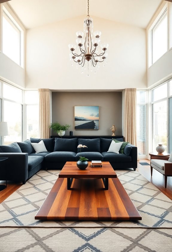 timeless mid century modern living room