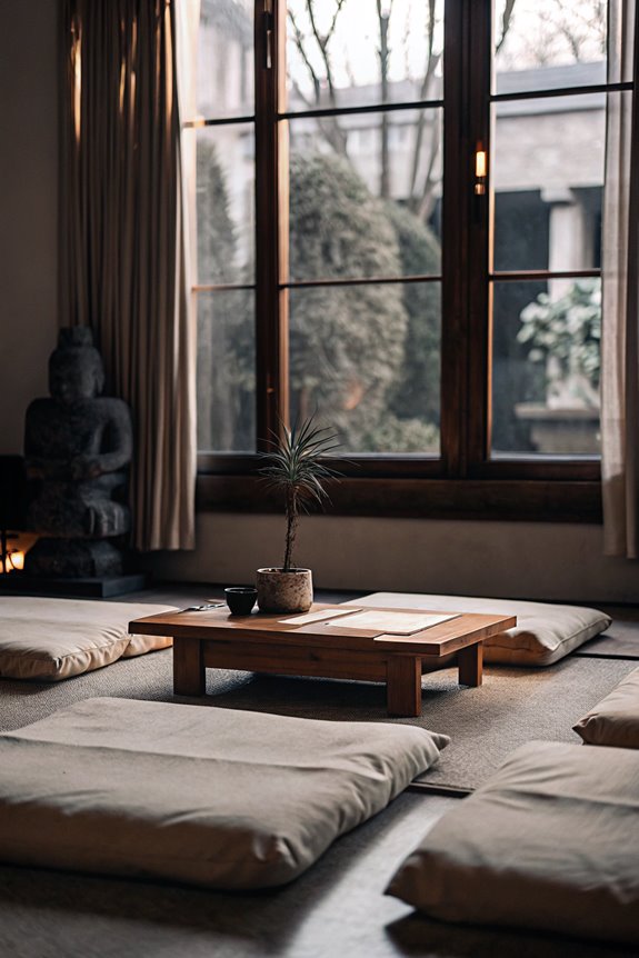 tranquil meditation corner