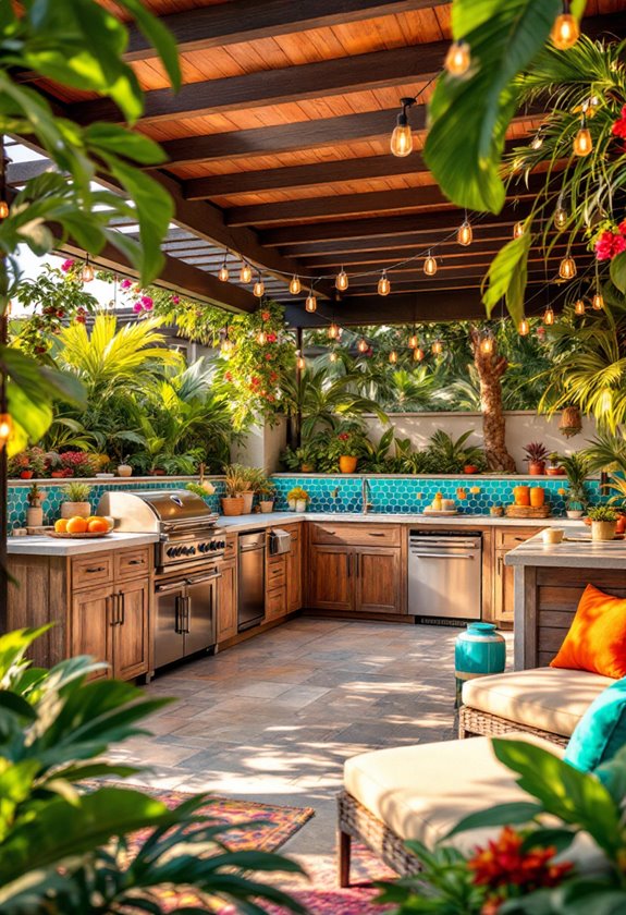 tropical cooking paradise retreat