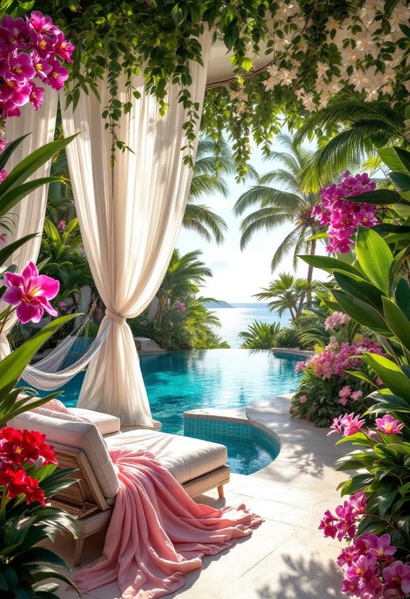 tropical paradise for relaxation