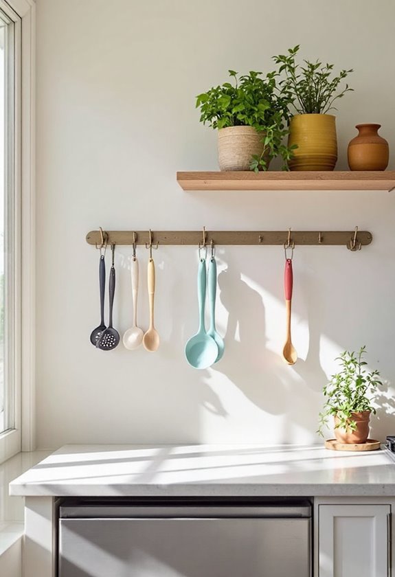 utensil hook installation guide