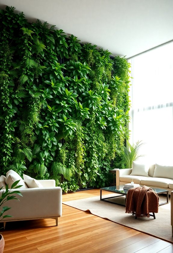 verdant indoor landscape display