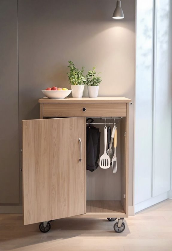 versatile space saving kitchen carts