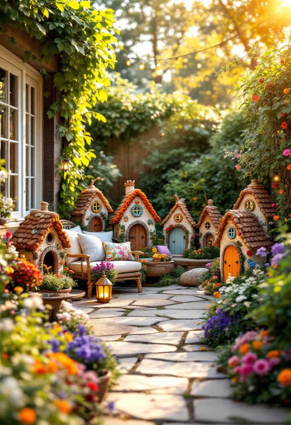 whimsical miniature enchanted dwellings