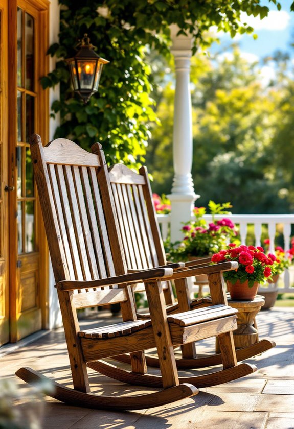 artisan made rocking chair