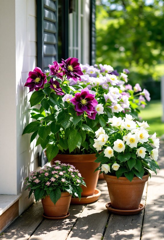 beautiful winter blooming flowers