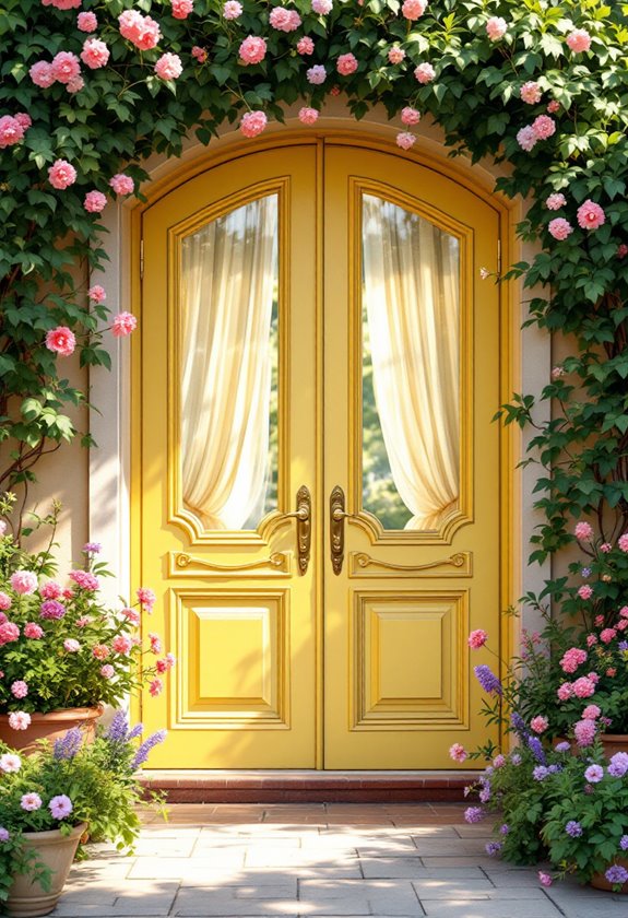 bright and welcoming doorway