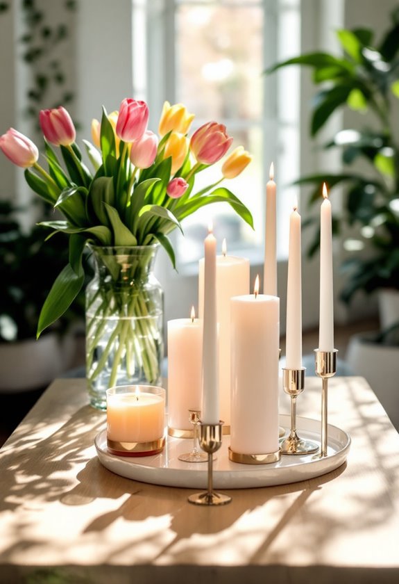 candlelight decor and accessories