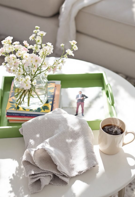 chic decorative coffee table books