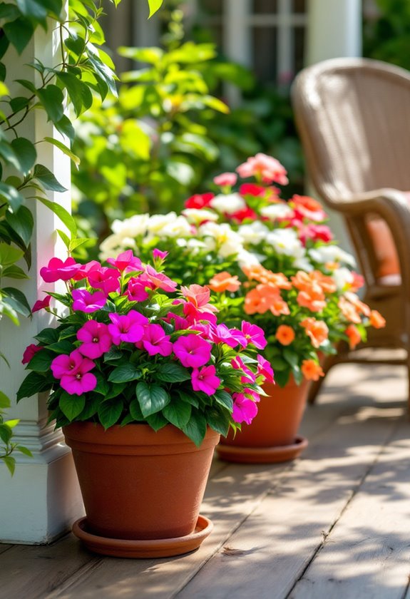 colorful shade loving flowers