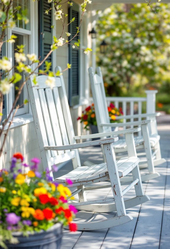 comfortable outdoor rocking chair