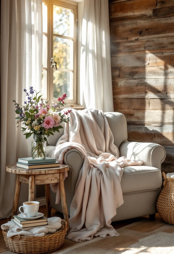 cozy corner for reading