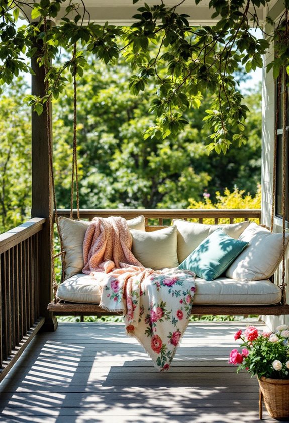 cozy outdoor relaxation spot