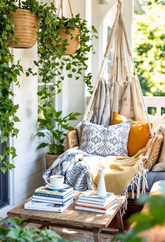 cozy reading nook design