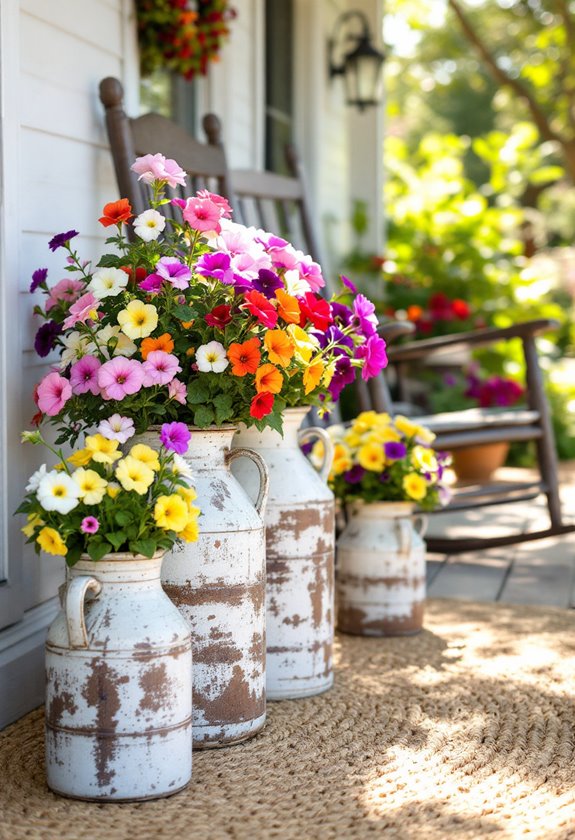 creative recycling with milk jugs