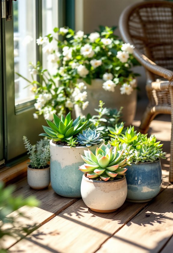 drought resistant fleshy leaved plants