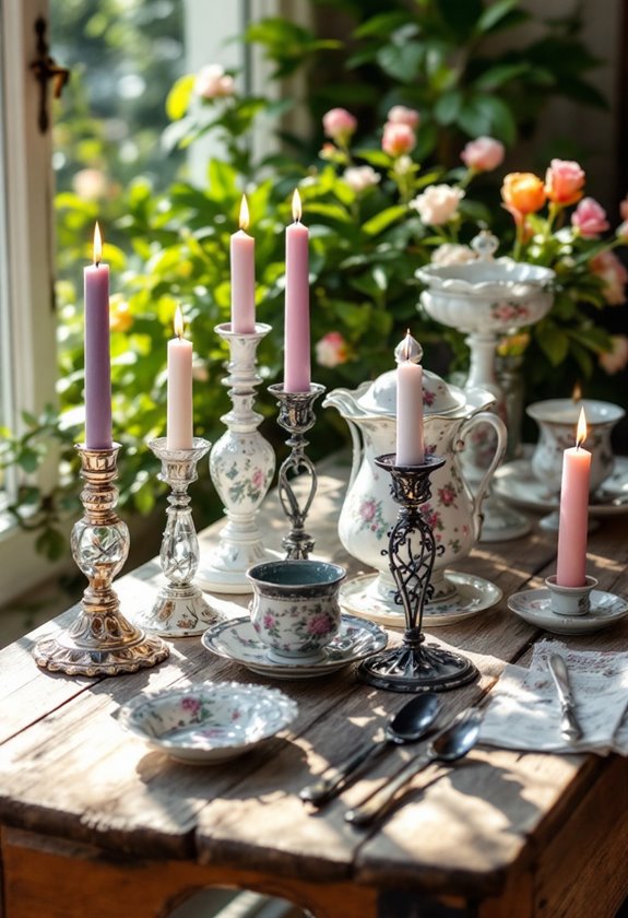 elegant decorative candle holders