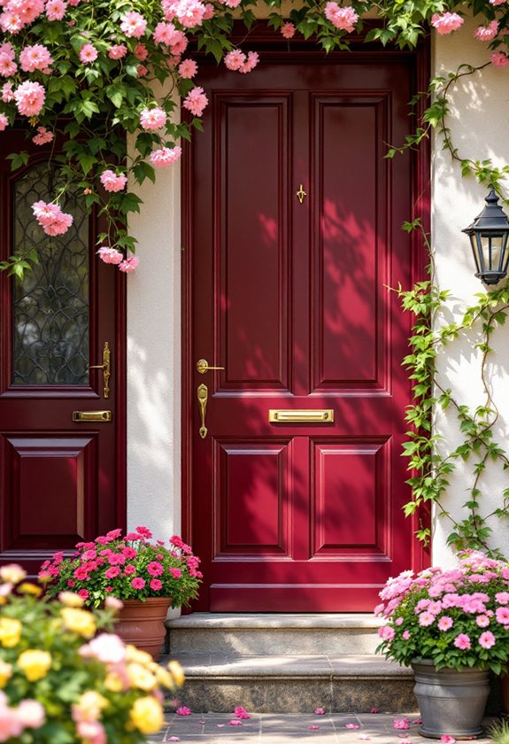 elegant deep red allure