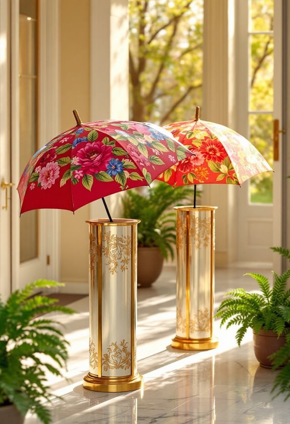 elegant spring umbrella stands