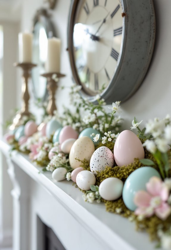 embellished ornamental eggs