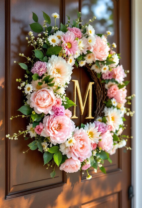 floral initial letter decoration