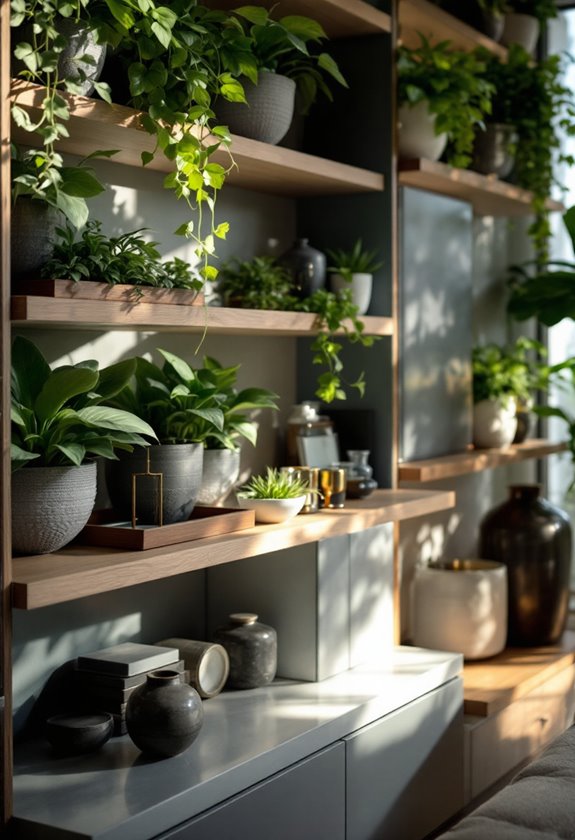 functional foliage storage solutions