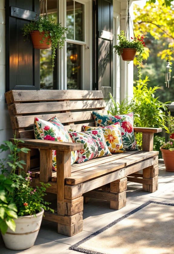 handcrafted outdoor seating solution