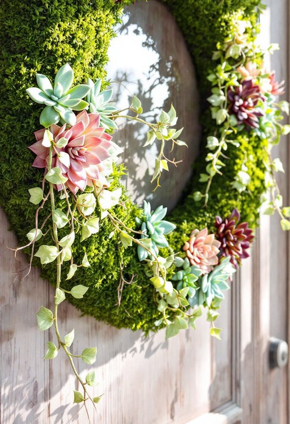 lush greenery decorative wreath