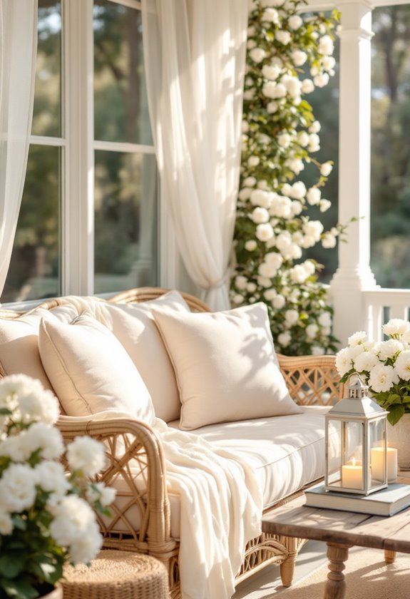 luxurious soft white paradise