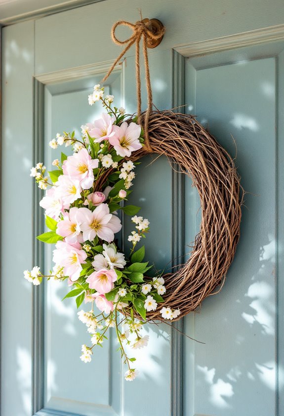 natural fibers and flowers