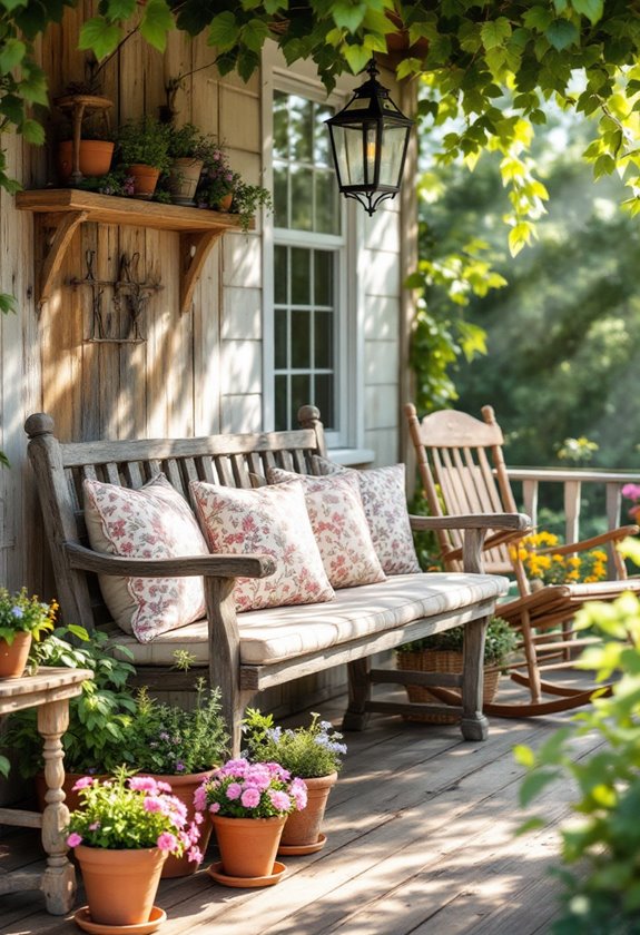 rustic and cozy seating