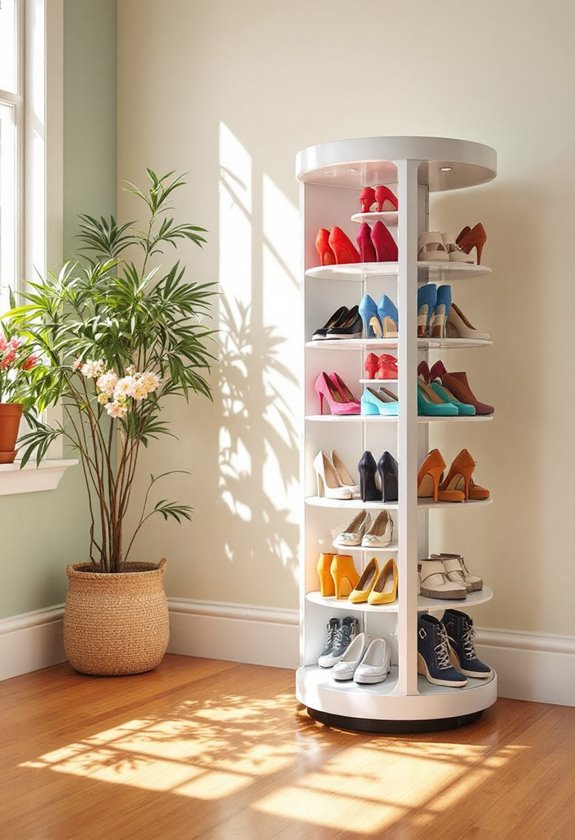 shoe display rotation system