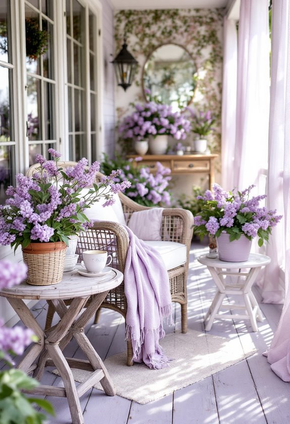 soft purple floral bliss