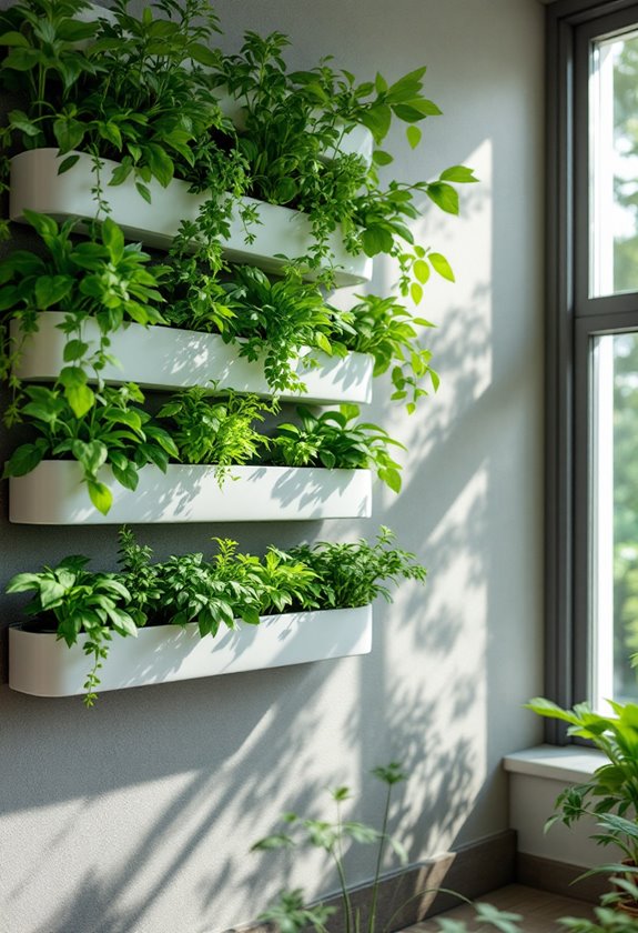 soil free vertical gardening system