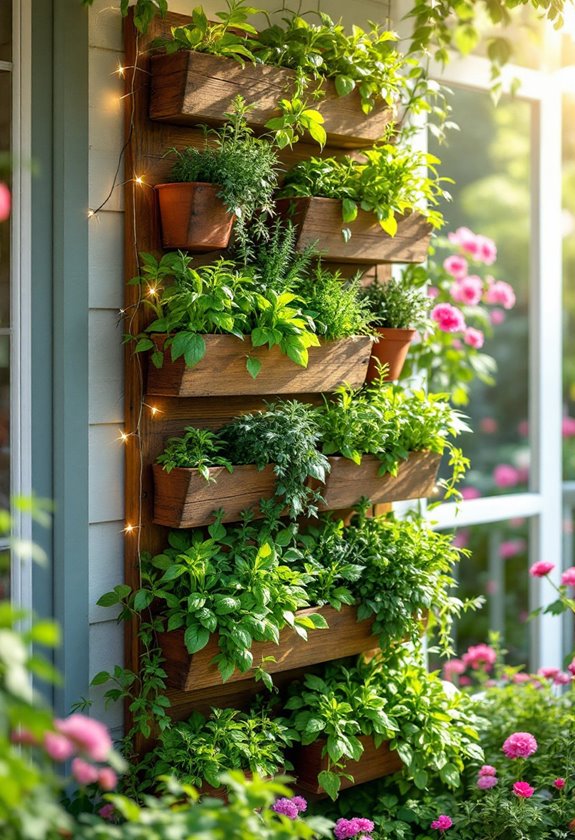 space saving vertical gardening