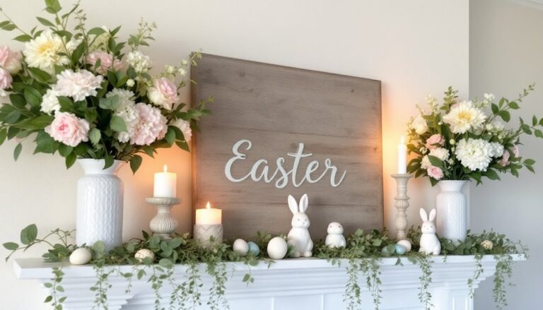 spring mantel decor ideas