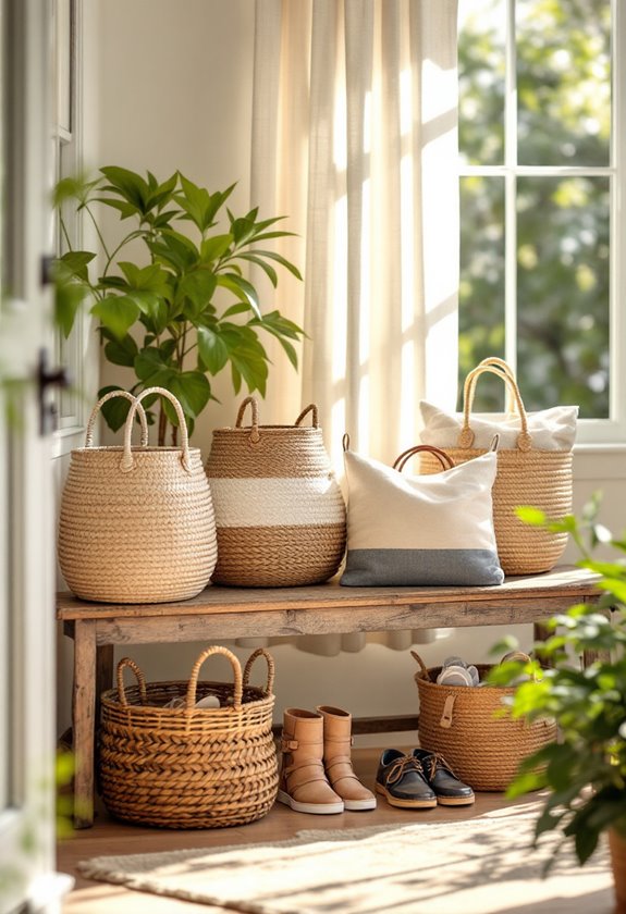 stylish storage with baskets