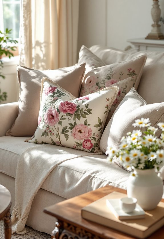 timeless floral linen designs