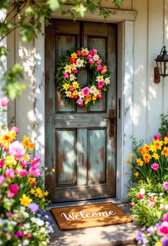 vibrant decorative garden banners