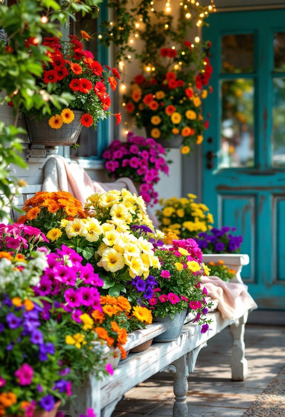 vibrant decorative plant containers