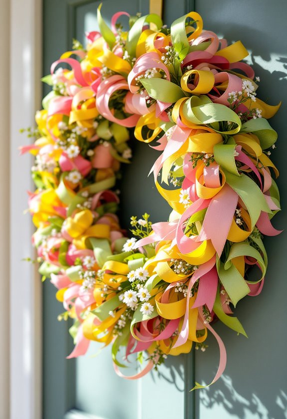 vibrant decorative wreath design