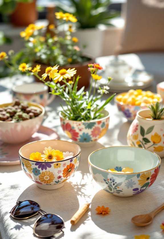 vibrant handcrafted dishware collection